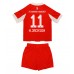 Maillot de foot Bayern Munich Nicolas Jackson #11 Domicile vêtements enfant 2025-26 Manches Courtes (+ pantalon court)